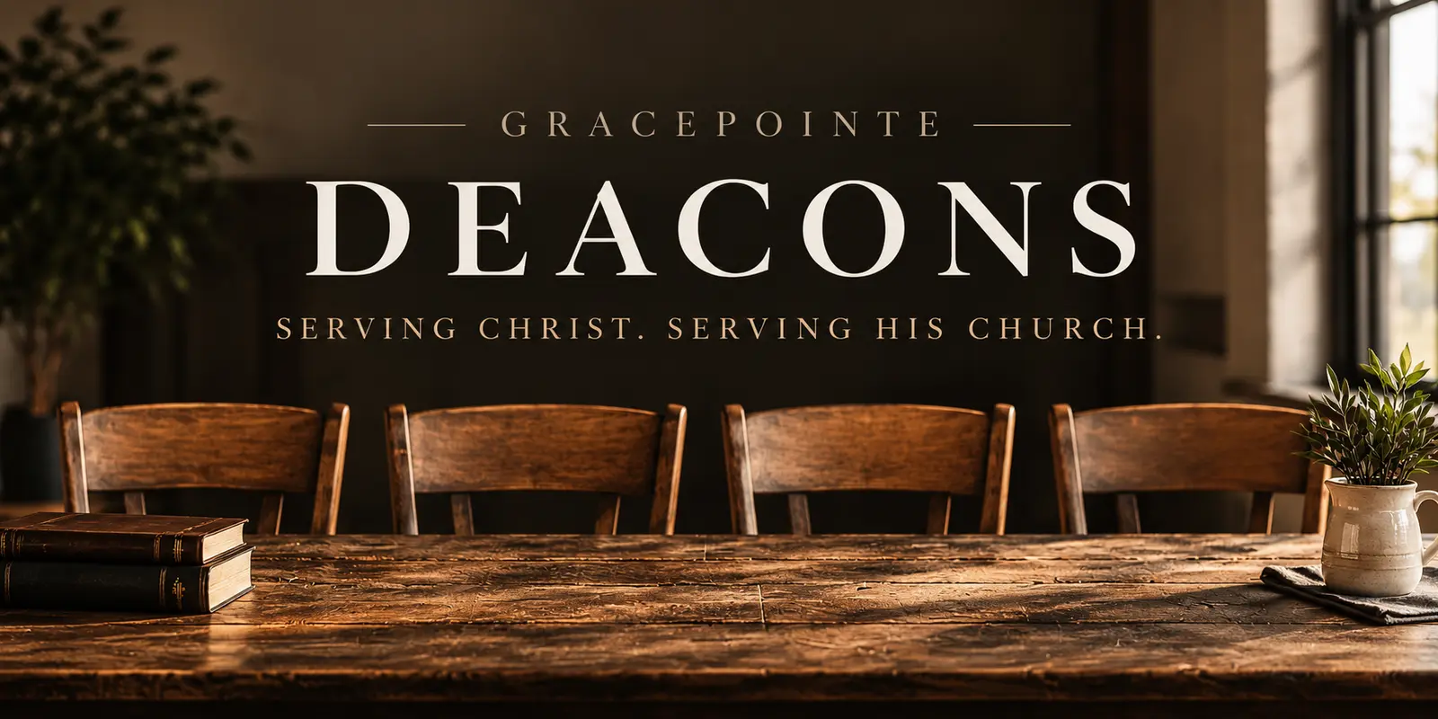 The deacons of Gracepointe Church — serving Christ, serving His church